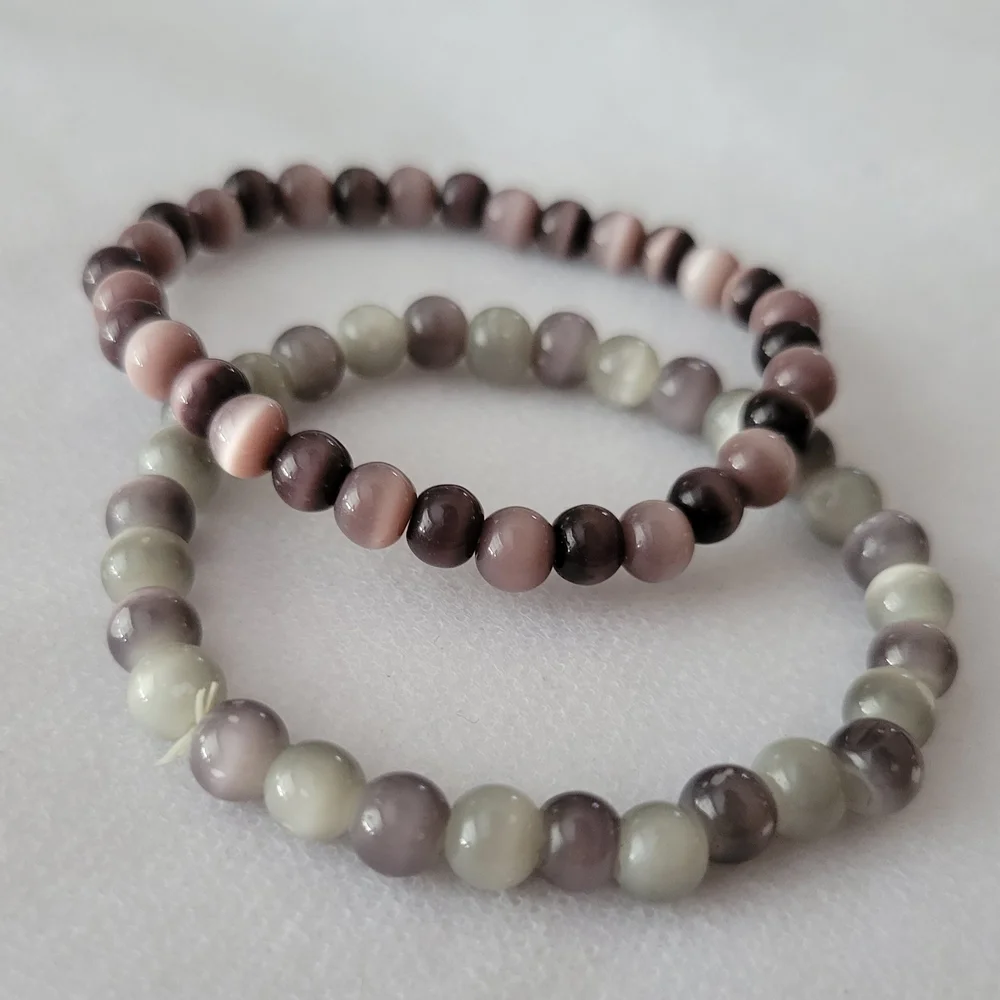 Beaded Stretch Bracelets Set Of 2 - Picture 2 of 7